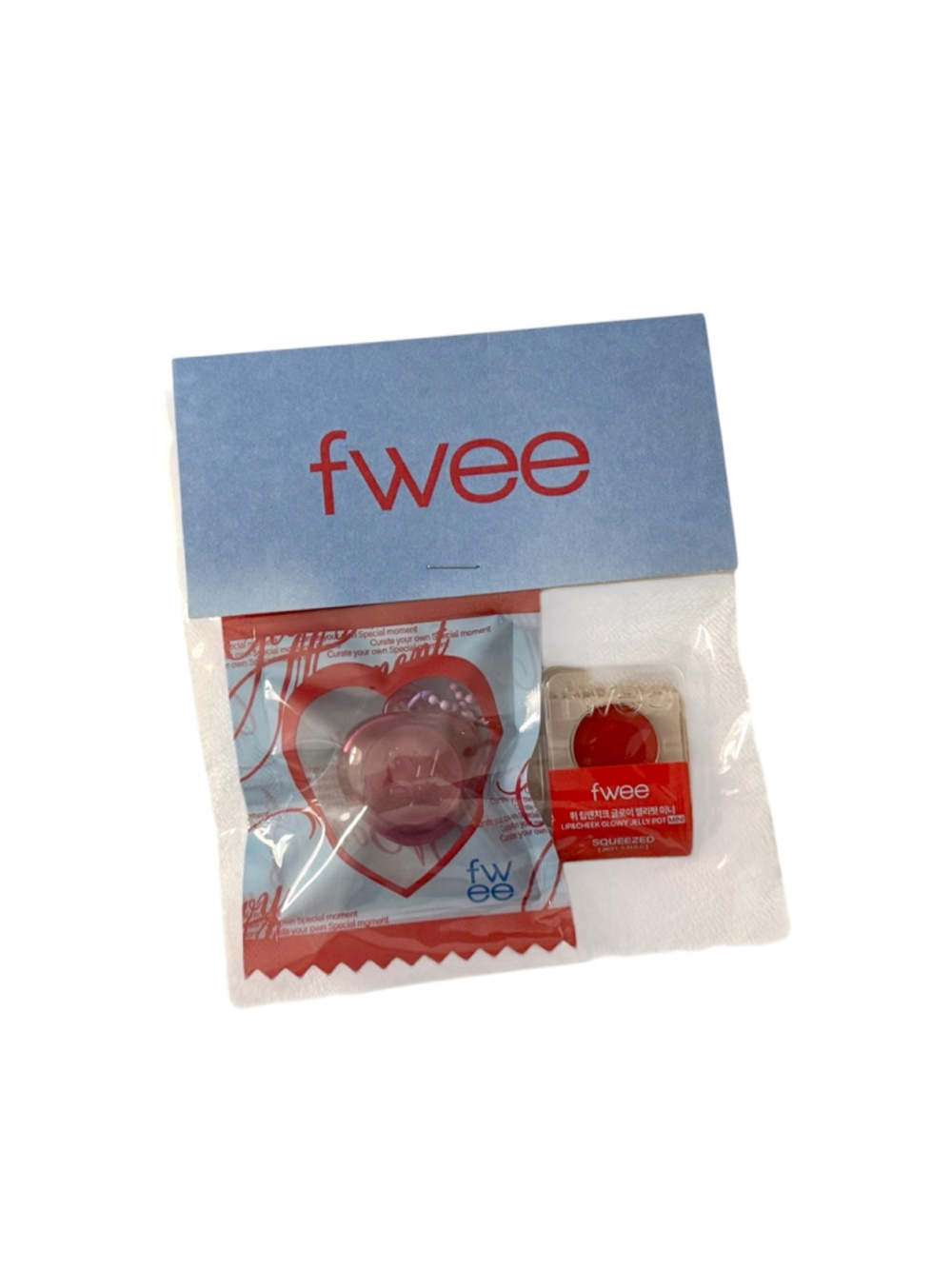 New Fwee Lip & Cheek Glowy Jelly Pot Mini Keychain